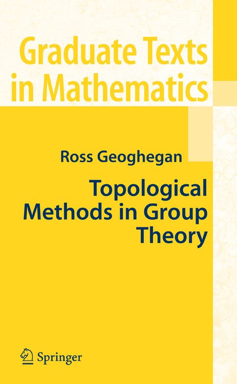 Produktbild: Topological Methods in Group Theory