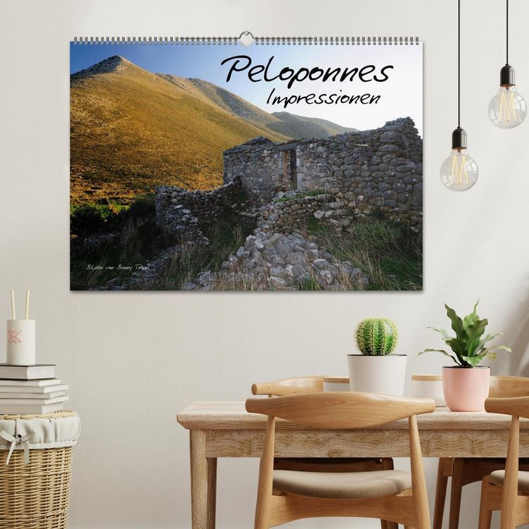 Produktbild: Peloponnes Impressionen / 2026 (Wandkalender 2026 DIN A2 quer), CALVENDO Monatskalender