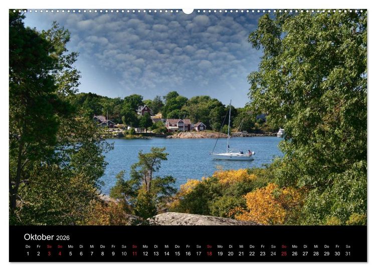 Produktbild: S&uuml;dschwedens Sch&auml;renk&uuml;ste (Wandkalender 2026 DIN A2 quer), CALVENDO Monatskalender