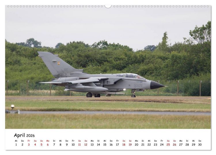 Produktbild: Milit&auml;rjets Panavia Tornado (hochwertiger Premium Wandkalender 2026 DIN A2 quer), Kunstdruck in Hochglanz