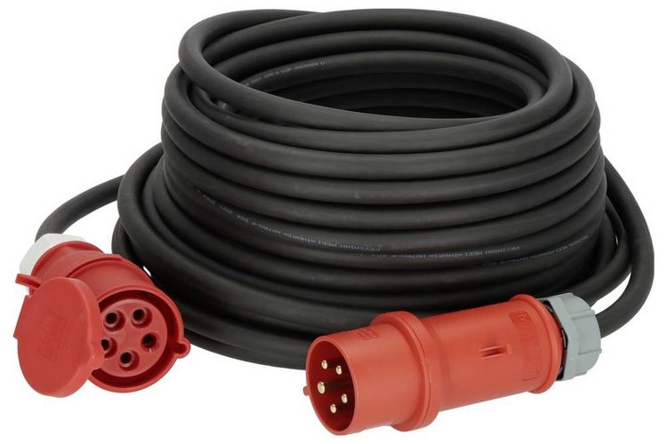 Produktbild: Brennenstuhl 1169390100 Strom Verl&auml;ngerungskabel 32 A Schwarz 10 m H07RN-F 5G 4 mm&sup2;