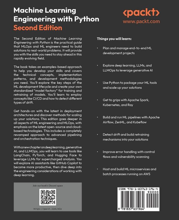 Produktbild: Machine Learning Engineering with Python - Second Edition