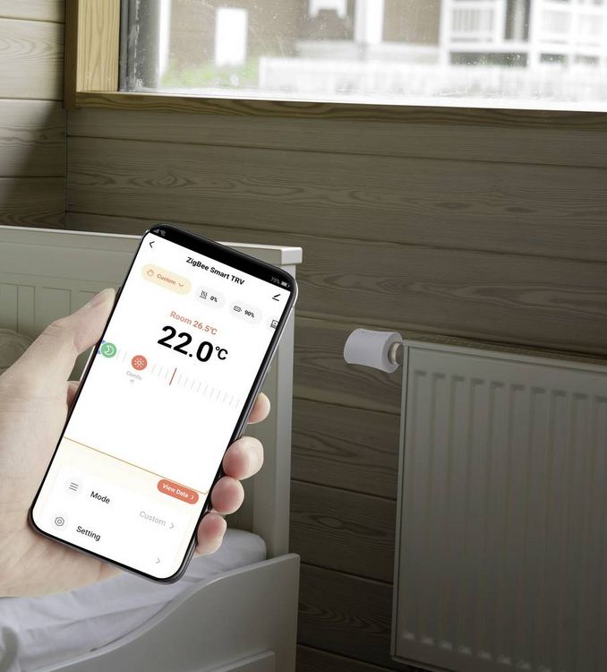 Produktbild: Sygonix SY-6752918 Funk-Heizk&ouml;rperthermostat elektronisch 5 bis 35&deg;C