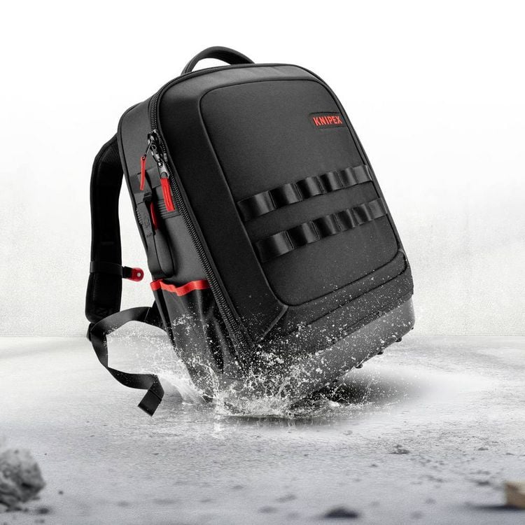 Produktbild: Knipex Modular X15 00 21 51 LE Elektriker, Handwerker, Lehrlinge, Techniker, Universal Werkzeugrucksack best&uuml;ckt (L x B x H) 485 x 383 x 485 mm