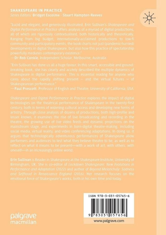Produktbild: Shakespeare and Digital Performance in Practice