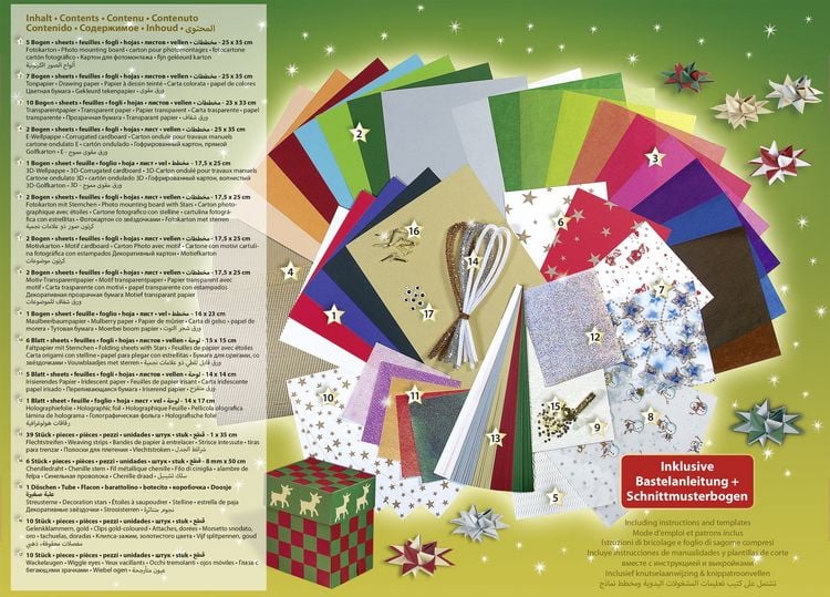 Produktbild: Folia Bastel-Koffer WEIHNACHTEN II , 110-teilig