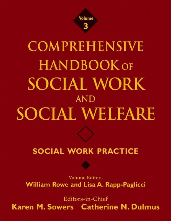 Produktbild: Comprehensive Handbook of Social Work and Social Welfare
