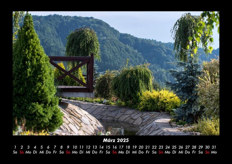 Produktbild: Landschaftskalender 2025 Fotokalender DIN A3