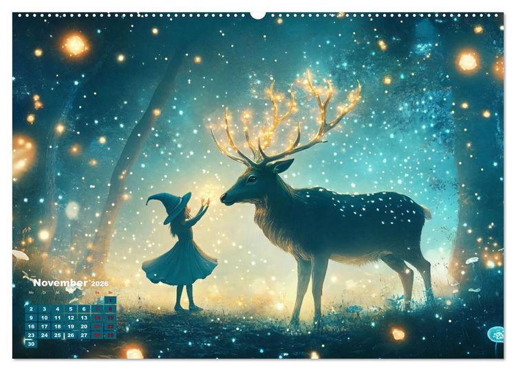 Produktbild: Zauber zur Mitternacht (Wandkalender 2026 DIN A2 quer), CALVENDO Monatskalender