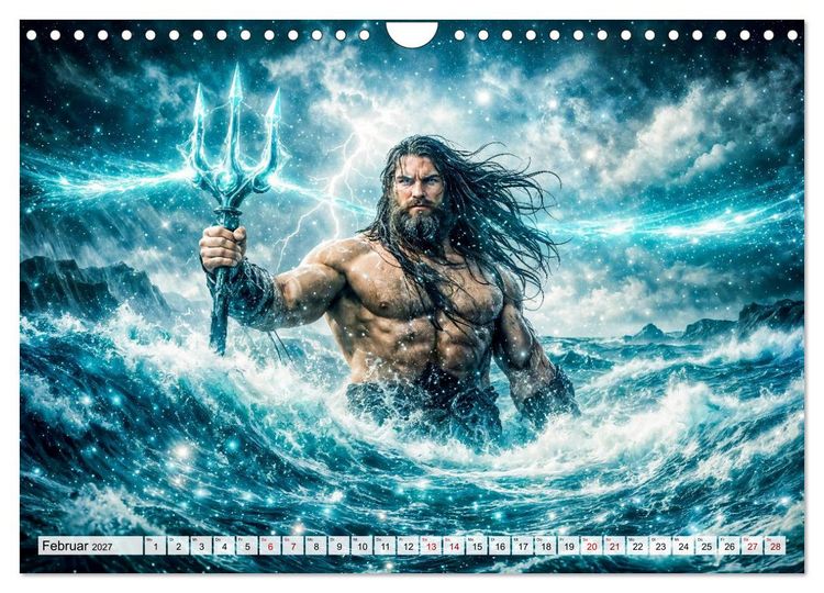 Produktbild: Sternzeichen - Die M&auml;chte des Tierkreises (Wandkalender 2027 DIN A4 quer), CALVENDO Monatskalender