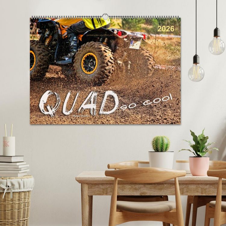 Produktbild: Quad - so cool (Wandkalender 2026 DIN A2 quer), CALVENDO Monatskalender