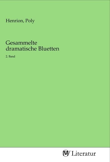 Produktbild: Gesammelte dramatische Bluetten