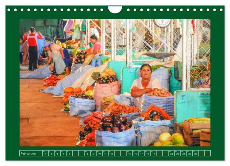 Produktbild: Bolivien - Marktimpressionen (Wandkalender 2027 DIN A4 quer), CALVENDO Monatskalender