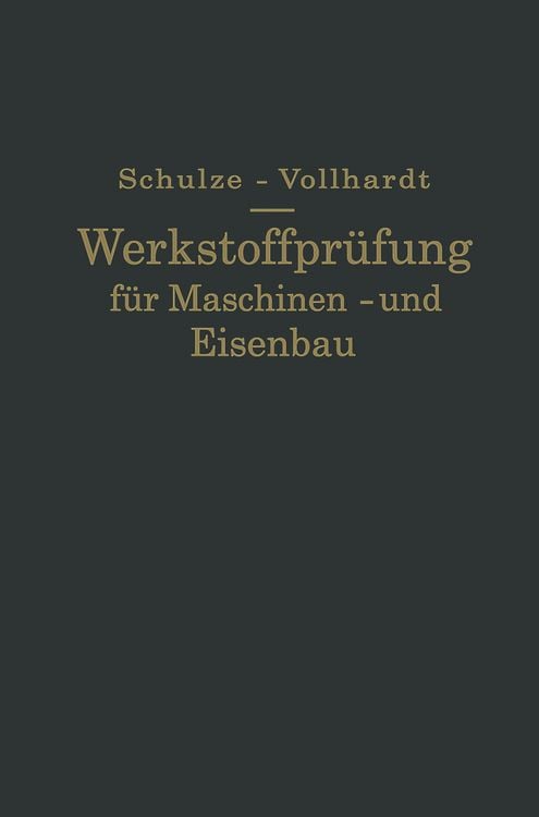 Produktbild: Werkstoffpr&uuml;fung f&uuml;r Maschinen- und Eisenbau