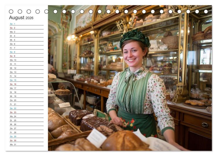 Produktbild: Mit Herz und Hand, Ich bin B&auml;cker (Tischkalender 2026 DIN A5 quer), CALVENDO Monatskalender