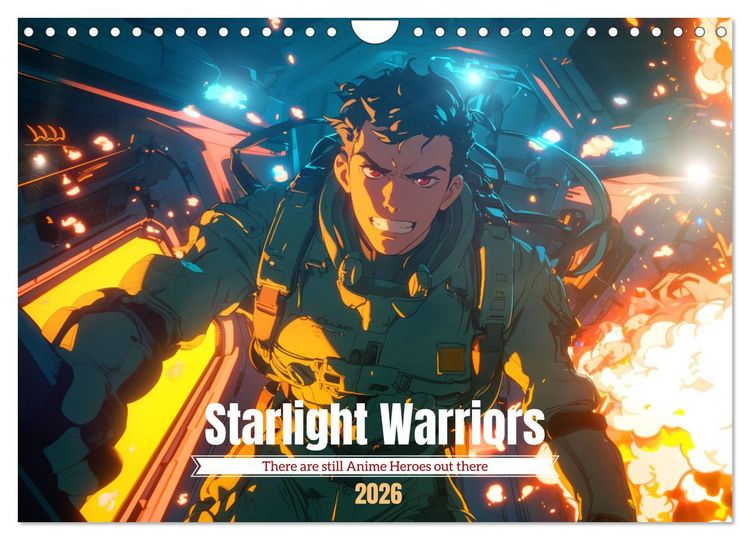 Produktbild: Starlight Warriors (Wall Calendar 2026 DIN A4 landscape), CALVENDO 12 Month Wall Calendar