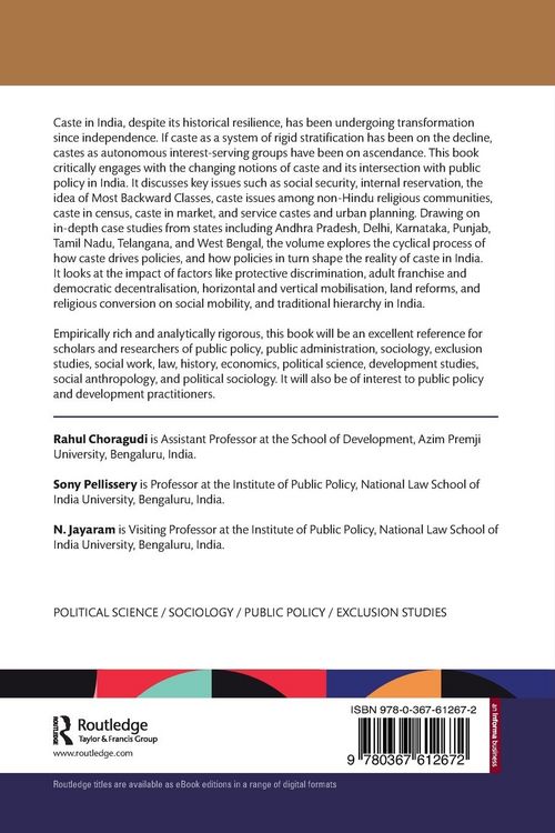 Produktbild: Caste Matters in Public Policy