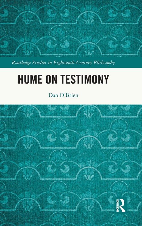 Produktbild: Hume on Testimony