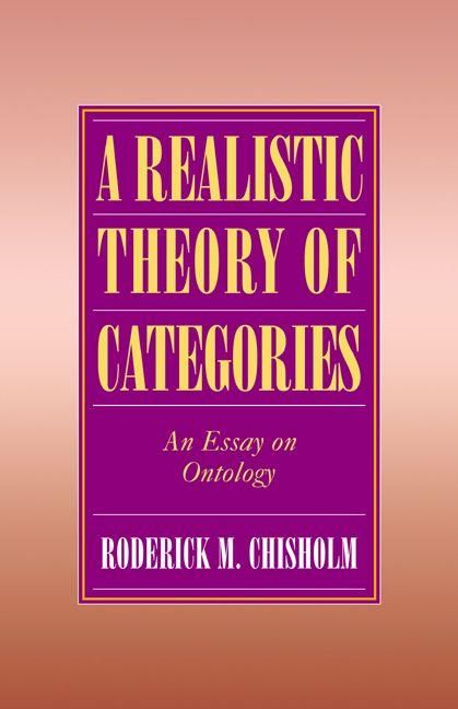 Produktbild: A Realistic Theory of Categories