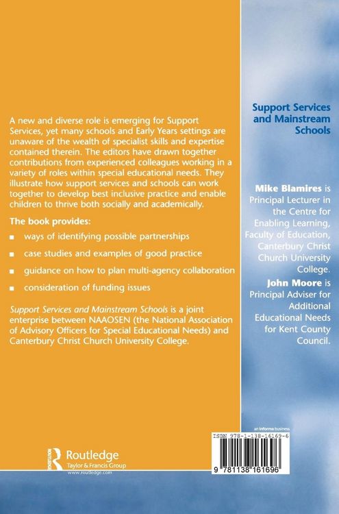 Produktbild: Support Services and Mainstream Schools