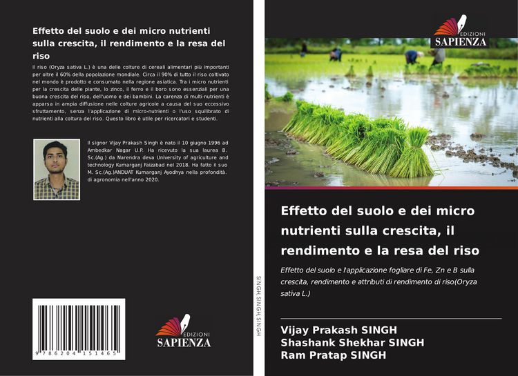 Produktbild: Effetto del suolo e dei micro nutrienti sulla crescita, il rendimento e la resa del riso