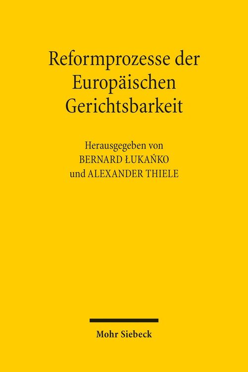 Produktbild: Reformprozesse der Europ&auml;ischen Gerichtsbarkeit
