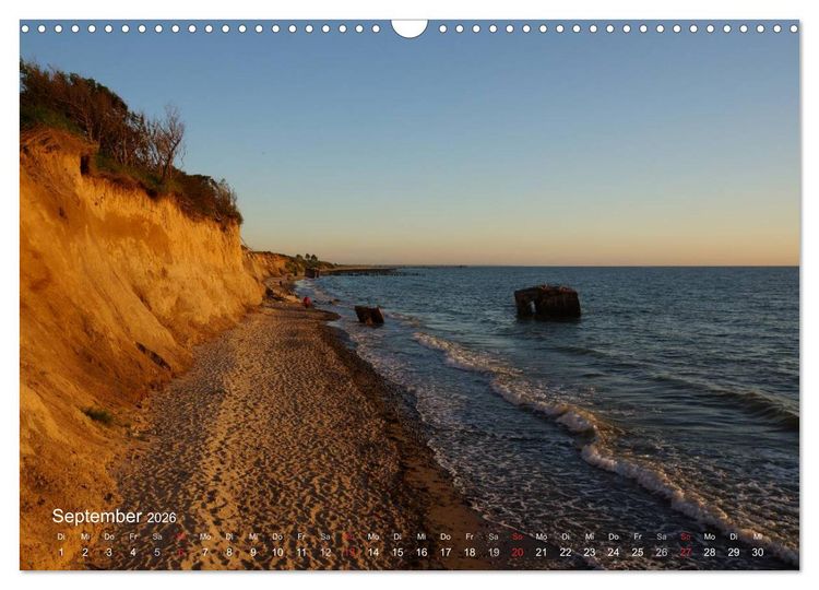 Produktbild: Anblicke und Ausblicke auf Fischland Dar&szlig; (Wandkalender 2026 DIN A3 quer), CALVENDO Monatskalender