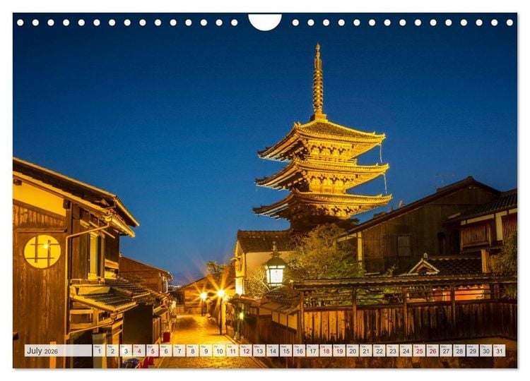 Produktbild: JAPAN Journey through time and beauty (Wall Calendar 2026 DIN A4 landscape), CALVENDO 12 Month Wall Calendar