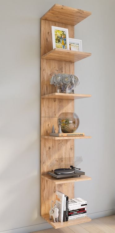 Produktbild: Holz Wandregal H&auml;ngeregal Regal Deko Board Lazas
