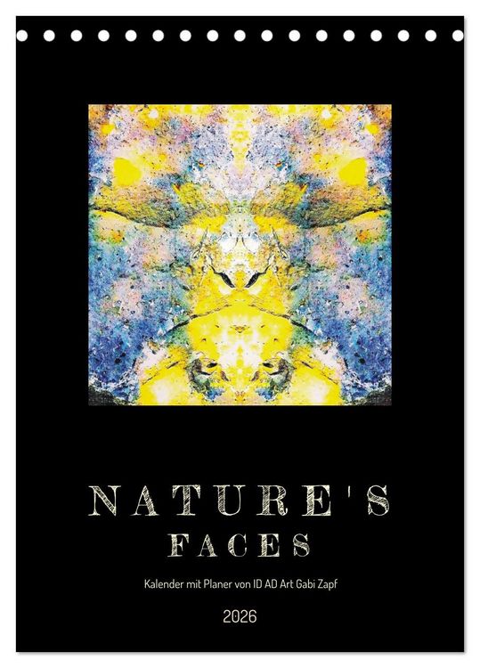 Produktbild: Nature's Faces (Tischkalender 2026 DIN A5 hoch), CALVENDO Monatskalender