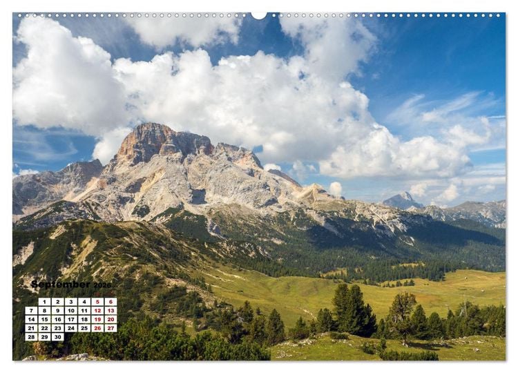 Produktbild: Berggipfel der Dolomiten (hochwertiger Premium Wandkalender 2026 DIN A2 quer), Kunstdruck in Hochglanz