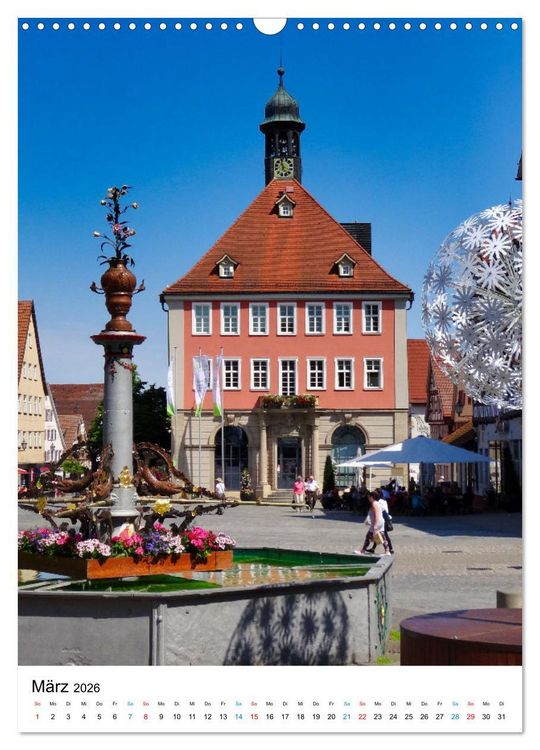 Produktbild: Rems und Murr (Wandkalender 2026 DIN A3 hoch), CALVENDO Monatskalender