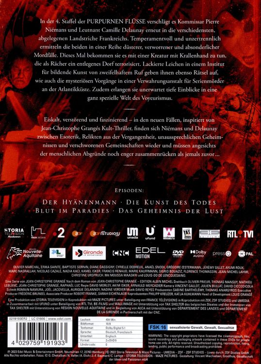 Produktbild: Die purpurnen Fl&uuml;sse - Staffel 4 [2 DVDs]