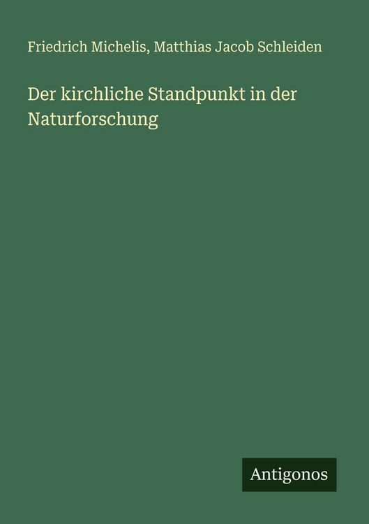 Produktbild: Der kirchliche Standpunkt in der Naturforschung