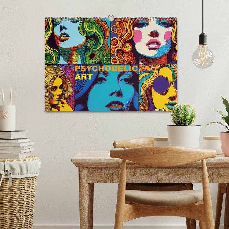 Produktbild: Psychodelic Art (Wandkalender 2026 DIN A3 quer), CALVENDO Monatskalender