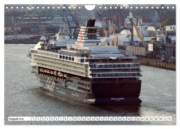Produktbild: Dicke P&ouml;tte im Hafen und auf gro&szlig;er Fahrt (Wandkalender 2026 DIN A4 quer), CALVENDO Monatskalender