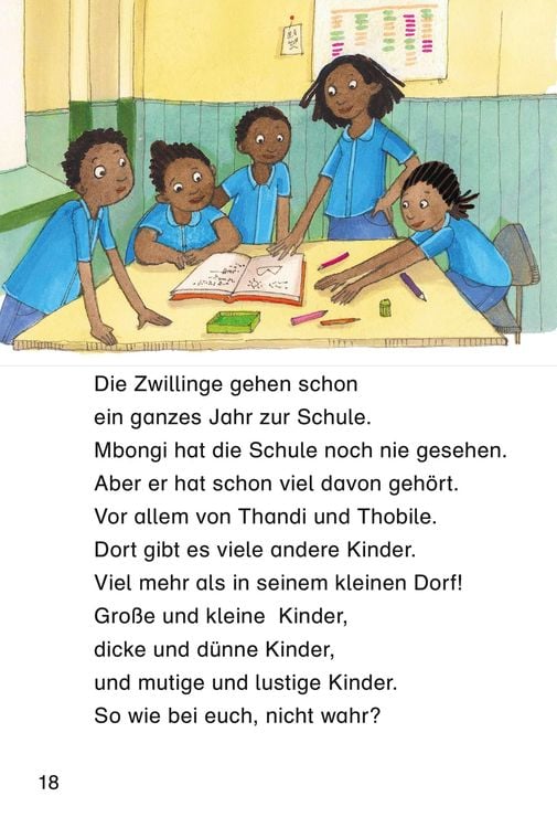 Produktbild: Duden Leseprofi – Mbongis Weg zur Schule. Eine Geschichte aus Afrika, 2. Klasse