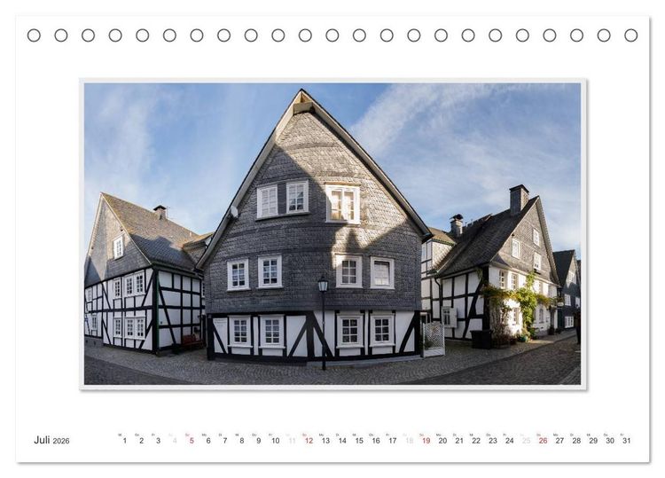 Produktbild: Emotionale Momente: Freudenberg &ndash; Ansichten einer Stadt. (Tischkalender 2026 DIN A5 quer), CALVENDO Monatskalender