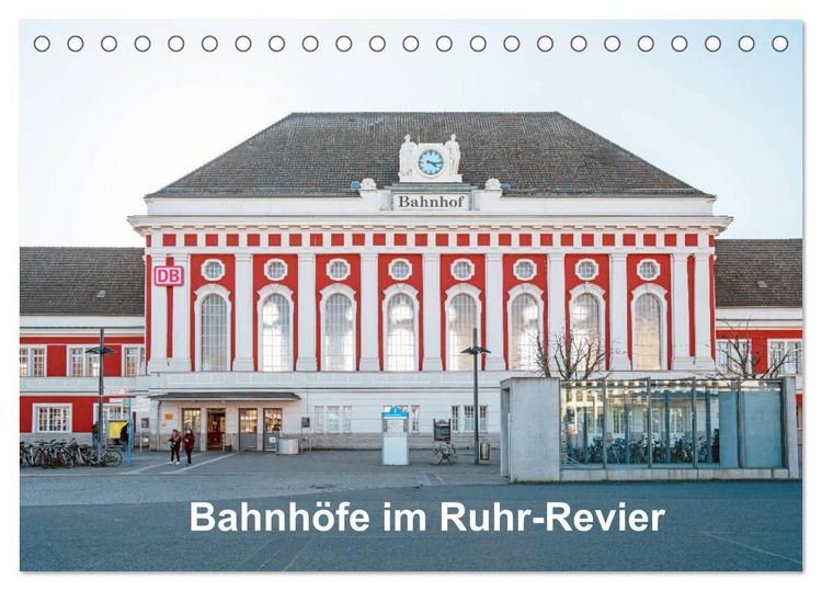 Produktbild: Bahnh&ouml;fe im Ruhr-Revier (Tischkalender 2027 DIN A5 quer), CALVENDO Monatskalender
