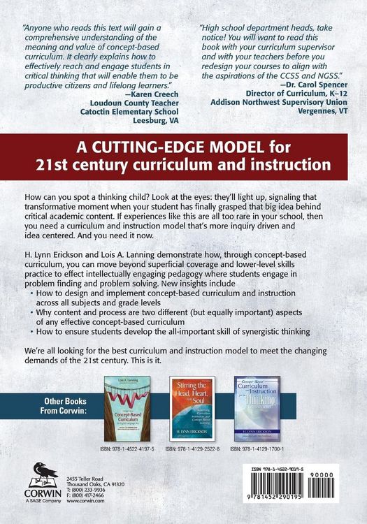Produktbild: Transitioning to Concept-Based Curriculum and Instruction