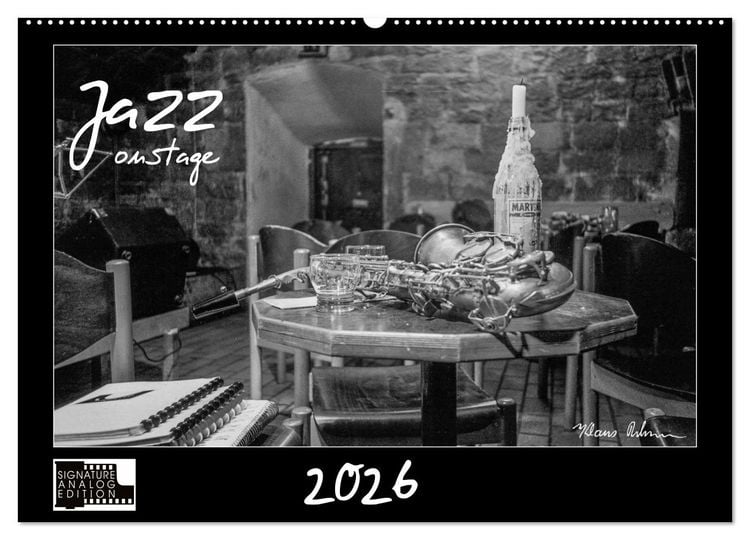 Produktbild: Jazz onstage (Wandkalender 2026 DIN A2 quer), CALVENDO Monatskalender