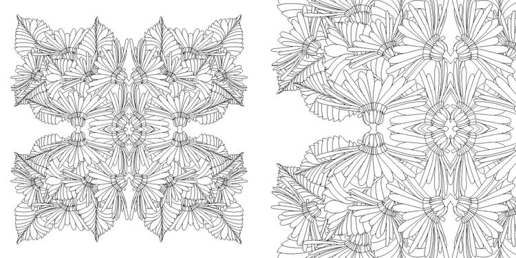 Produktbild: Blumen-Mandalas (Ausmalbuch zur kreativen Stressbew&auml;ltigung)