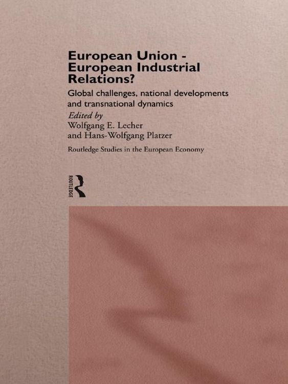 Produktbild: European Union - European Industrial Relations?