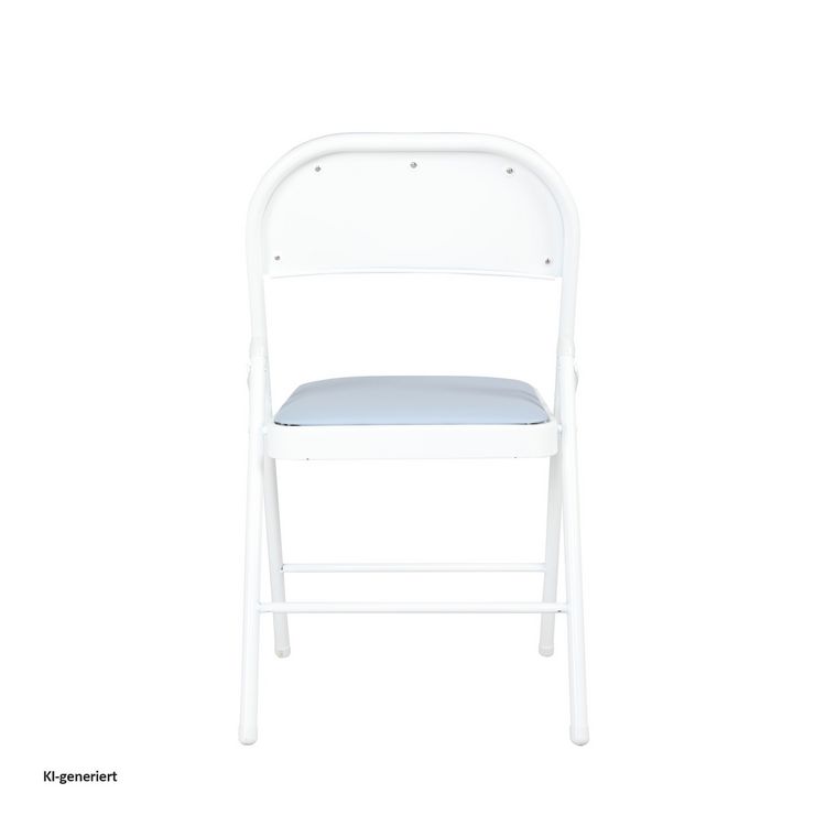 Produktbild: HTI-Living Klappstuhl Kunstleder Gestell Wei&szlig; 6er-Set Klappstuhl Kunstleder Gestell Wei&szlig; 6er-Set