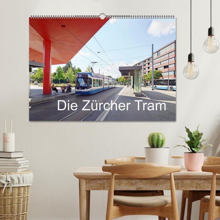 Produktbild: Die Z&uuml;rcher Tram (Wandkalender 2026 DIN A2 quer), CALVENDO Monatskalender