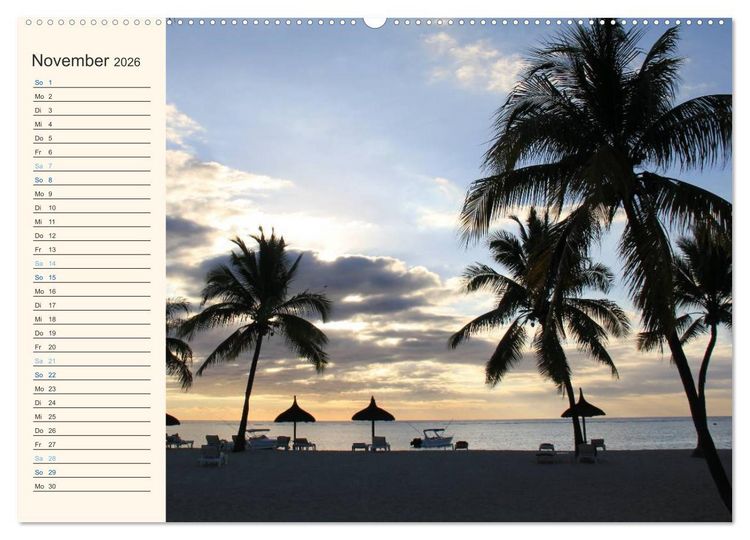 Produktbild: Mauritius - traumhaft und unvergesslich (Wandkalender 2026 DIN A2 quer), CALVENDO Monatskalender