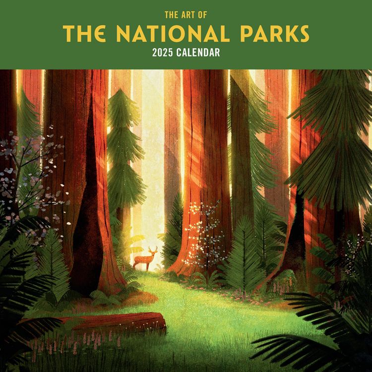 Produktbild: Fifty-Nine Parks: 2025 the Art of the National Parks Wall Ca