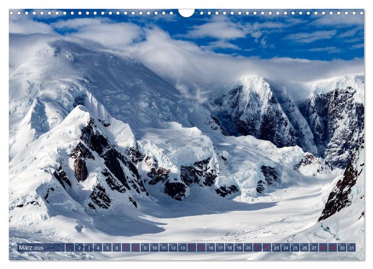 Produktbild: Antarktis Gletscher, Robben, Pinguine (Wandkalender 2026 DIN A3 quer), CALVENDO Monatskalender