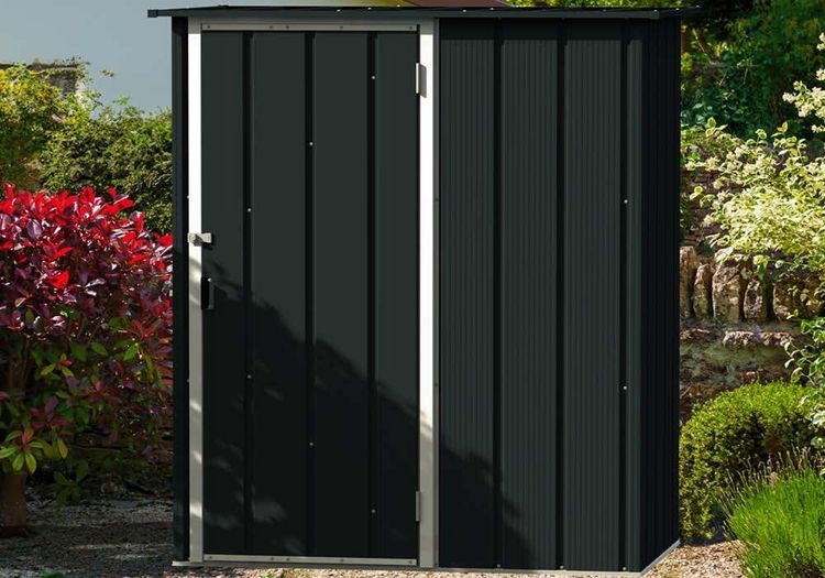 Produktbild: Metall Ger&auml;tehaus 148x88 Gartenhaus Schiebet&uuml;r