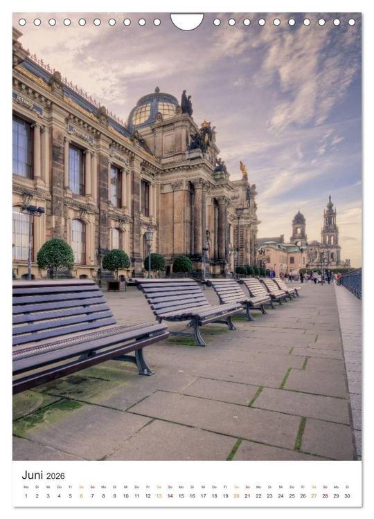 Produktbild: Highlights in Dresden (Wandkalender 2026 DIN A4 hoch), CALVENDO Monatskalender